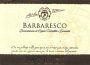 Cantine Manfredi Barbaresco Patrizi 2012 Front Label