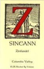 Sineann Z - Zinfandel 1999 Front Label