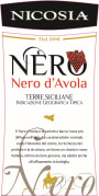Nicosia Sicilia Nero Nero d'Avola 2014 Front Label