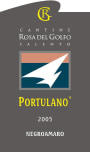 Cantine Rosa del Golfo Salento Salento Portulano Negroamaro 2005 Front Label