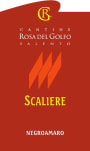 Cantine Rosa del Golfo Salento Salento Scaliere Negroamaro 2008 Front Label
