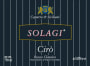 Caparra & Siciliani Ciro Rosso Classico Solagi 2010 Front Label