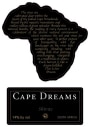 Cape Dreams Shiraz 2012 Front Label