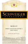 Schweiger Vineyards Merlot 2009 Front Label