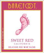 Barefoot Sweet Red 2011 Front Label
