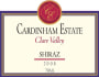 Cardinham Estate Shiraz 2008 Front Label