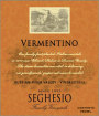 Seghesio Vermentino 2013 Front Label