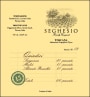 Seghesio Quindici 2009 Front Label