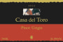 Casa del Toro Pinot Grigio 2014 Front Label