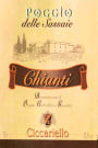 Casa Vinicola Ciccariello Chianti Poggio delle Sassaie 2013 Front Label