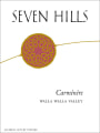 Seven Hills Winery Carmenere 2014 Front Label