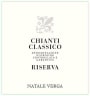Casa Vinicola Natale Verga s.p.a. Chianti Classico Riserva 2012 Front Label
