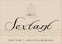 Sextant Pinot Noir 2011 Front Label