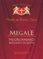 Casa Vitivinicola Tinazzi Salento Feudo di Santa Croce Megale Barrique Negroamaro 2010 Front Label