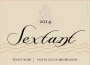 Sextant Pinot Noir 2014 Front Label