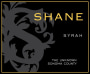 Shane The Unknown Syrah 2012 Front Label