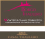 Casal Thaulero Montepulciano d'Abruzzo Borgo Thaulero 2015 Front Label