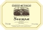 Casale del Giglio Shiraz 2011 Front Label