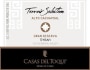 Casas del Toqui Terroir Selection Gran Reserva Syrah 2012 Front Label