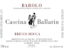 Cascina Ballarin Barolo Bricco Rocca 2007 Front Label