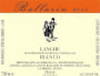 Cascina Ballarin Langhe Bianco 2013 Front Label