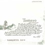 Tomero Torrontes 2014 Front Label
