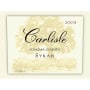 Carlisle Sonoma County Syrah 2004 Front Label