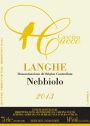 Tenuta Cucco Langhe Nebbiolo 2013 Front Label