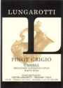 Lungarotti Pinot Grigio 1999 Front Label