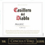 Casillero del Diablo Reserva Malbec 2009 Front Label