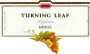 Turning Leaf Shiraz 1999 Front Label