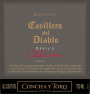Casillero del Diablo Devil's Collection Reserva Red 2015 Front Label