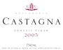 Castagna Genesis Syrah 2005 Front Label
