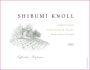 Shibumi Knoll Buena Tierra Vineyard Pinot Noir 2009 Front Label