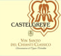 Castelli del Grevepesa Vin Santo del Chianti Classico Castelgreve 2000 Front Label