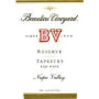 Beaulieu Vineyard Reserve Tapestry (torn label) 1997 Front Label
