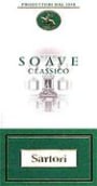 Sartori di Verona  Soave Classico 1998 Front Label