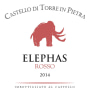 Castello di Torre in Pietra Elephas Rosso 2014 Front Label