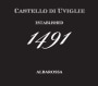 Castello di Uviglie Monferrato 1491 Albarossa 2012 Front Label
