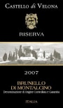 Castello di Velona Brunello di Montalcino Riserva 2007 Front Label