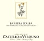 Castello di Verduno Barbera d'Alba 2014 Front Label