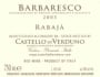 Castello di Verduno Barbaresco Rabaja 2003 Front Label
