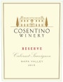 Cosentino Reserve Cabernet Sauvignon 2015 Front Label