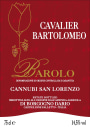 Cavalier Bartolomeo Cannubi San Lorenzo 2008 Front Label