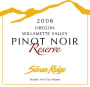 Silvan Ridge Reserve Pinot Noir 2006 Front Label