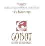 Domaine Goisot Irancy Les Mazelots 2013 Front Label