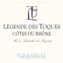 Cave Balma Vénitia Cotes du Rhone Legende des Toques 2012 Front Label