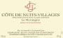 Jean-Jacques Confuron Cote de Nuits-Villages La Montagne Rouge 2011 Front Label