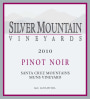 Silver Mountain Muns Vineyard Pinot Noir 2010 Front Label
