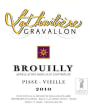 Domaine Lathuiliere Gravallon Brouilly Pisse-Vieille 2011 Front Label